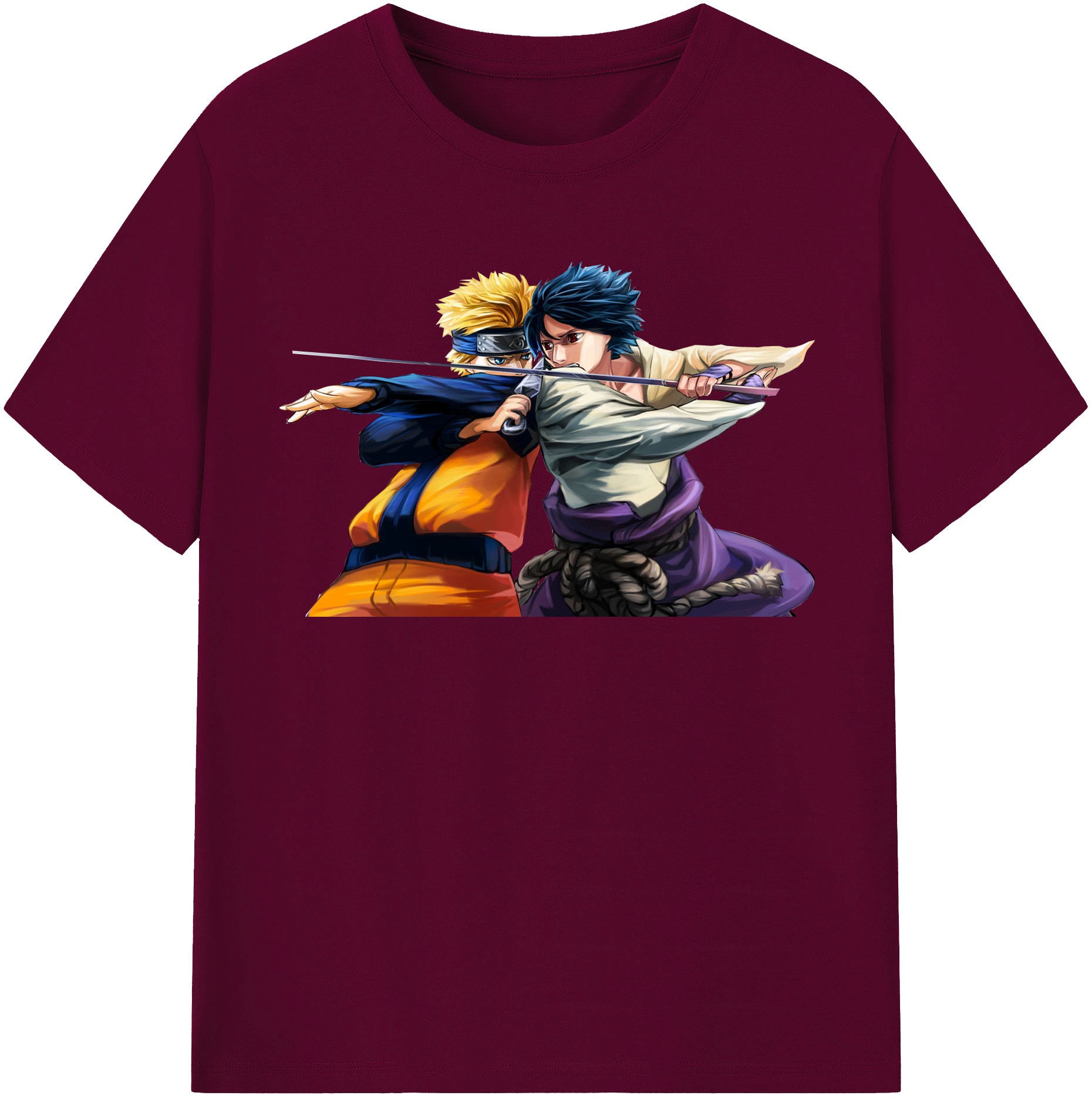 （画像用） NARUTO -ナルト- うずまき ナルト Uzumaki Naruto レディースカジュアルプリントTシャツ（綿100％）